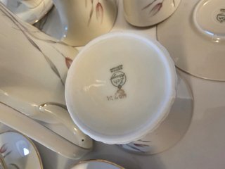 Servizio Caffè Bavaria Porcellana Vintage