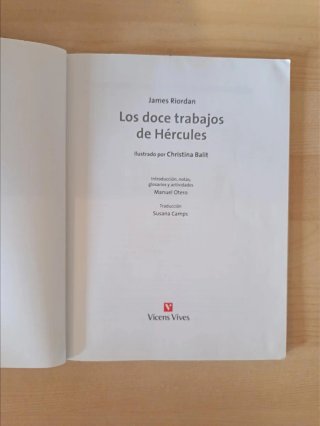Libro Los 12 trabajos de Hércules