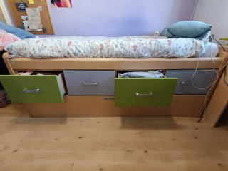 Dormitorio infantil/juvenil con cama nido