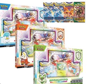Colección Pokémon Paldea Sprigatito Koraidon
