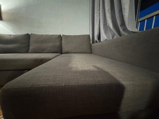 Sofá Cama Chaiselongue IKEA Gris