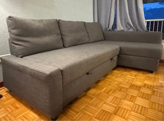 Sofá Cama Chaiselongue IKEA Gris