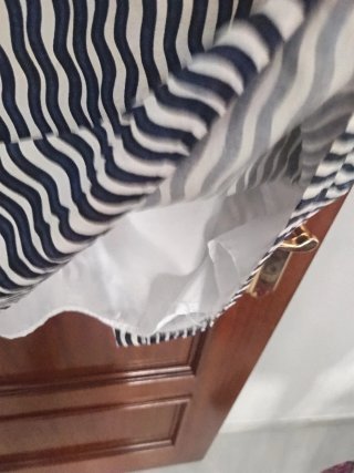 Vestido rayas azul y blanco Talla 42