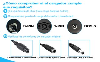 Cargador Original Ninebot Segway MAX G30,G2,SerieF