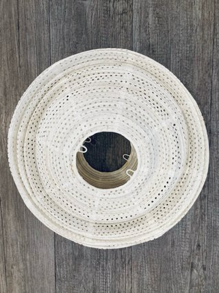 Lámpara de papel estilo boho
