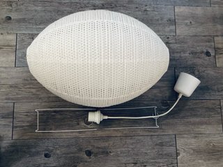 Lámpara de papel estilo boho