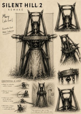 Láminas Silent Hill 2 Remake (Konami)