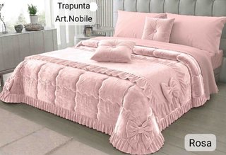 Trapunta velluto Tortora