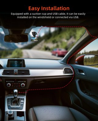 Cámara Dashcam 1080P 3 IPS 32GB