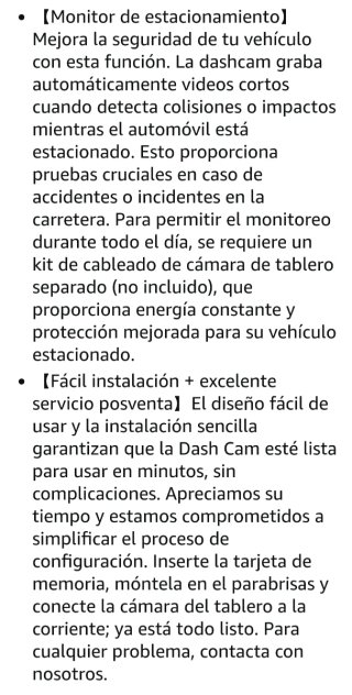 Cámara Dashcam 1080P 3 IPS 32GB