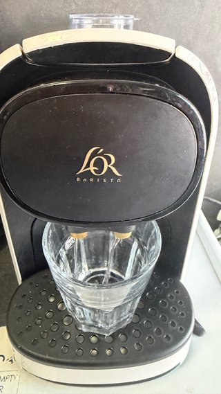 Cafetera Philips L'OR Barista Blanca