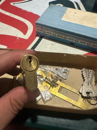 Cerradura de seguridad con llaves