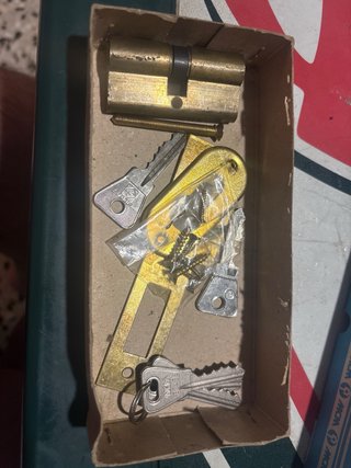 Cerradura de seguridad con llaves