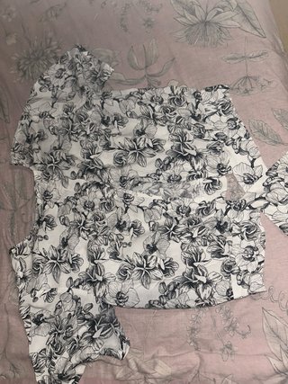 Camisa estampada flores