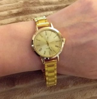Reloj de acero inoxidable para mujer
