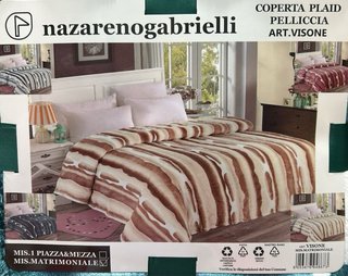 Nuova Coperta Plaid Nazareno Gabrielli