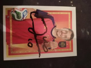 Cromos Lewandoski y Oyarzabal firmados