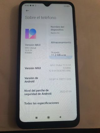 Xiaomi Redmi 9C 64GB Negro