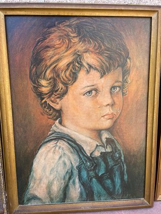 Quadro Menino da Lágrima