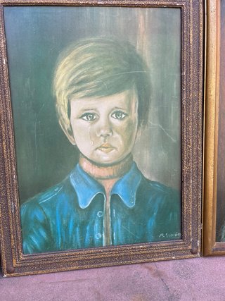Quadro Menino da Lágrima