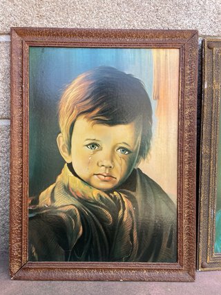Quadro Menino da Lágrima