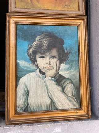 Quadro Menino da Lágrima