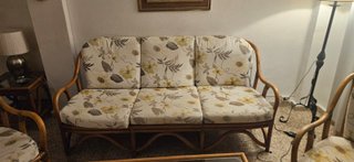 Conjunto Muebles Salón Ratán