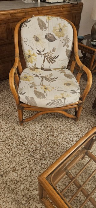 Conjunto Muebles Salón Ratán