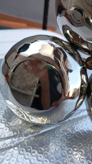 Peça Decorativa Corte Inglês Metal Dourado/Pratead