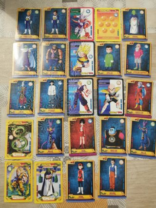 Lote Cartas Dragon Ball Z