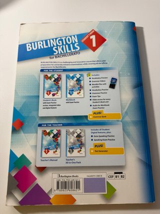 libros burlington inglés 1º bachiller