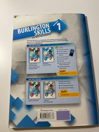 libros burlington inglés 1º bachiller
