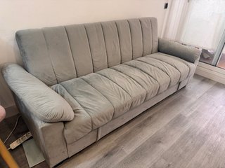 Sofá cama gris 3 plazas