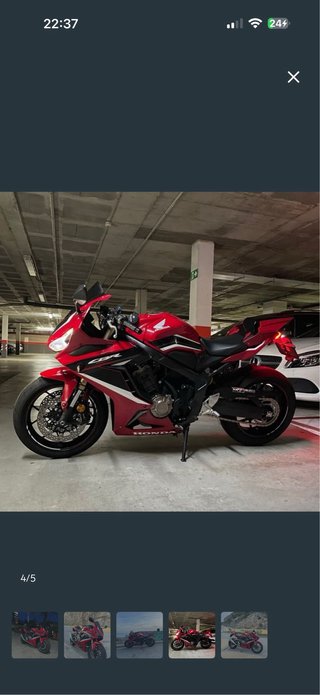 Honda CBR650R Roja 2021