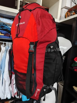 Mochila Quechua senderismo gran capacidad