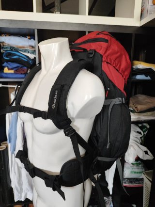 Mochila Quechua senderismo gran capacidad