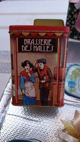 Conjunto Latas Chá e Bombons Coleção