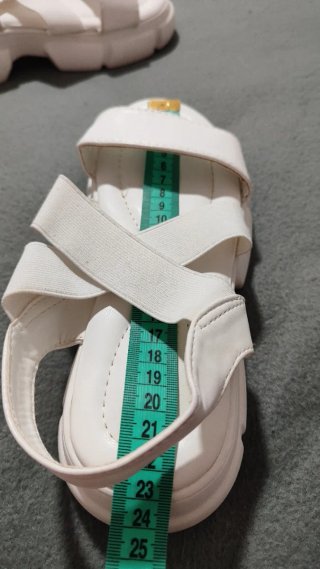 Sandalias plataforma blancas talla 36