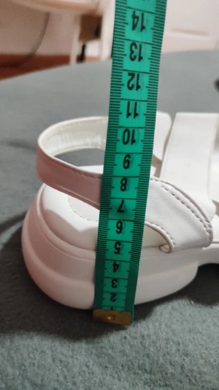 Sandalias plataforma blancas talla 36