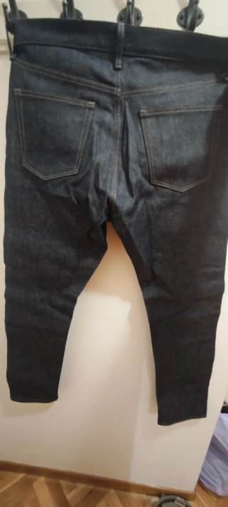 Jeans Slim Fit Stretch Selvedge Uniqlo Hombre