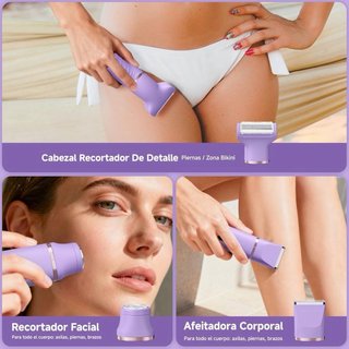 Depiladora Eléctrica Mujer 3 en 1