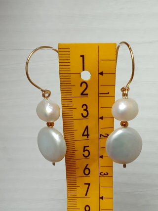 Pendientes Perlas Barrocas Luna y sedosas