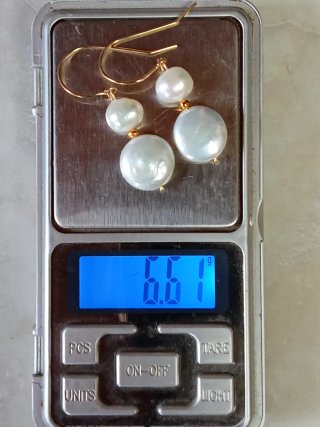Pendientes Perlas Barrocas Luna y sedosas