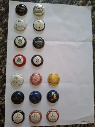 17 Chapas Cava Variadas