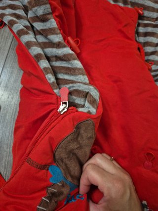 Saco silla paseo Tuc Tuc rojo