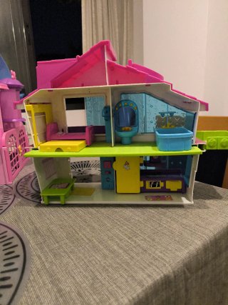 Casita Pin y Pon Rosa y Blanca