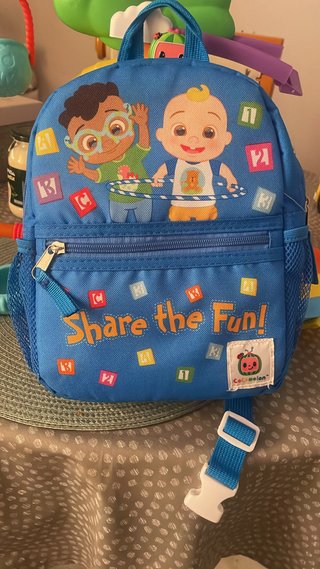 Mochila Infantil Cocomelon Azul