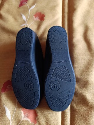 Zapatillas de casa azules mujer