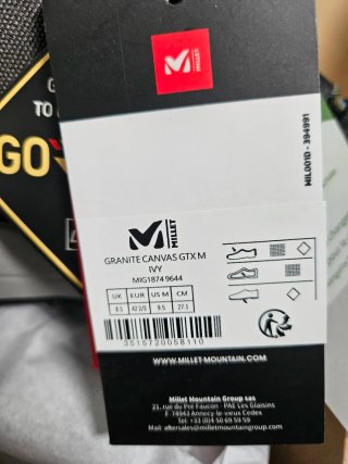 Zapatillas Millet Granite Canvas GTX Nuevas