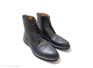 Botines con cordones Cosman hombre negro